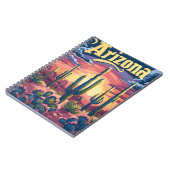 Arizona Wüste Sunset Notizblock (Linke Seite)