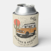 Arizona Wüste Sunset Road Trip Cactus Phoenix Dosenkühler (Kanne Vorderseite)