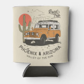 Arizona Wüste Sunset Road Trip Cactus Phoenix Dosenkühler (Vorderseite)