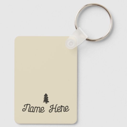 Arizona Wüste Sunset Road Trip Cactus Phoenix Schlüsselanhänger (Rückseite)