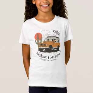 Arizona Wüste Sunset Road Trip Cactus Phoenix T-Shirt