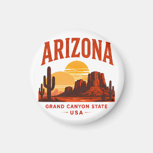Arizona Wüsten Canyon Escape Magnet