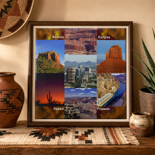 Arizona Wüsten-Collage Fliese
