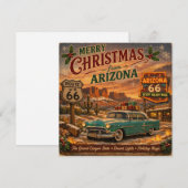 Arizona Wüsten-Weihnachtsgrüße (Vorne/Hinten)