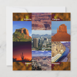 Arizona-WüstenCollage Einladung