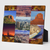 Arizona-WüstenCollage Fotoplatte (Seite)