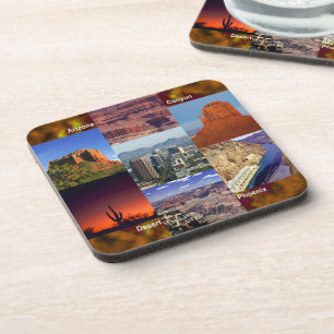 Arizona-WüstenCollage Getränkeuntersetzer