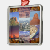 Arizona-WüstenCollage Ornament Aus Metall (Links)