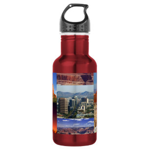 Arizona-WüstenCollage Trinkflasche