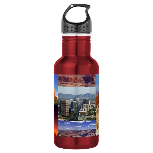 Arizona-WüstenCollage Trinkflasche (Vorderseite)