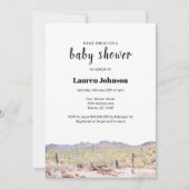 Arizona Wüstendusche Einladung (Vorderseite)