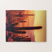 Arizona-Wüstenkaktus Puzzle (Horizontal)