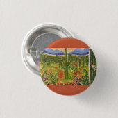 Arizona Wüstenkunst Button (Vorne & Hinten)