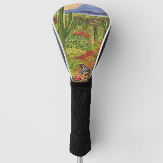 Arizona Wüstenkunst Golf Headcover (Vorderseite)