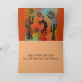 Arizona Wüstenkunst Karte (Innenseite)