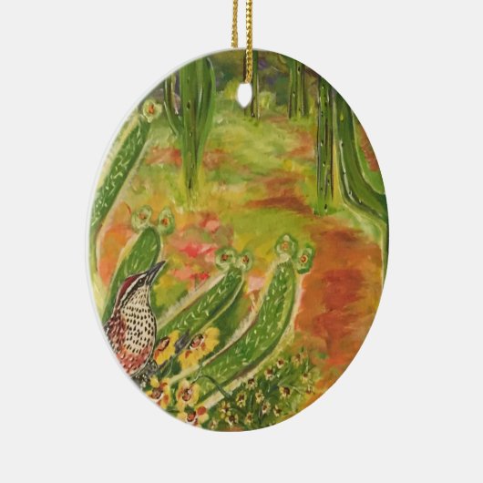 Arizona Wüstenkunst Keramik Ornament (Rechts)