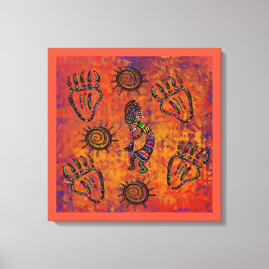 Arizona Wüstenkunst Leinwanddruck (Vorderseite)