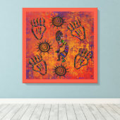 Arizona Wüstenkunst Leinwanddruck (Insitu (Holzboden))