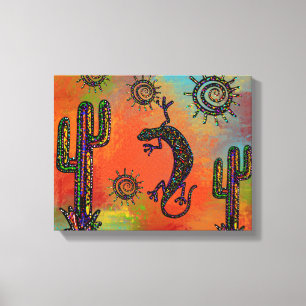 Arizona-Wüstenkunst Leinwanddruck