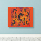 Arizona Wüstenkunst Leinwanddruck (Insitu (Holzboden))