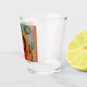 Arizona Wüstenkunst Schnapsglas (Rechts)