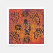 Arizona Wüstenkunst Serviette (Vorderseite)