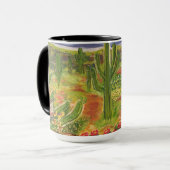 Arizona Wüstenkunst Tasse (Vorderseite Links)