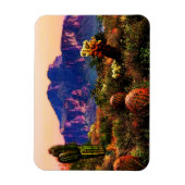 Arizona Wüstenlandschaft Superstition Berg Magnet (Vertikal)