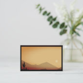 Arizona-Wüstenlandschaft Visitenkarte (Stehend Vorderseite)