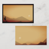 Arizona-Wüstenlandschaft Visitenkarte (Vorne/Hinten)