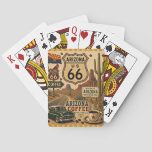 Arizona Wüstenstraßen-Kartenspiel Nacht Spielkarten