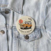 Arizona Wüstenuntergangstraßen-Trip Kaktus Phoenix Button (Beispiel)