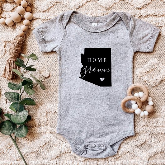 Arizona Zuhause Grown Staat T-Shirt Baby Strampler