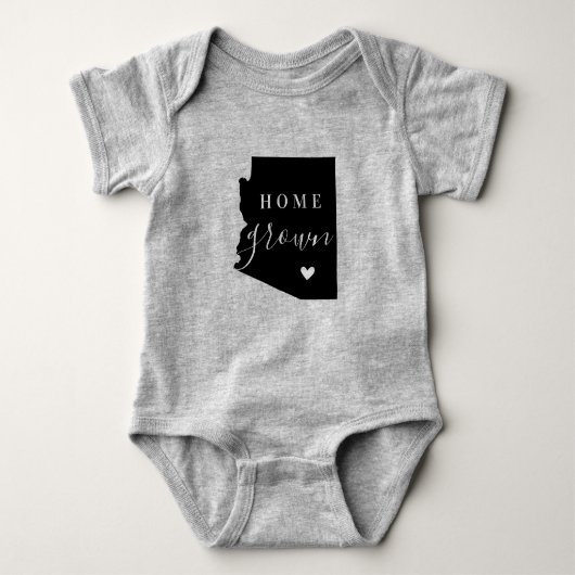 Arizona Zuhause Grown Staat T-Shirt Baby Strampler (Vorderseite)