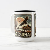 Arizona Zweifarbige Tasse (Vorderseite Links)