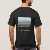 Arizonafelsen und -kaktus T-Shirt (Rückseite)