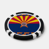 Arizonan Flag & Seal, Flag of Arizona Pokerchips (Einzeln)
