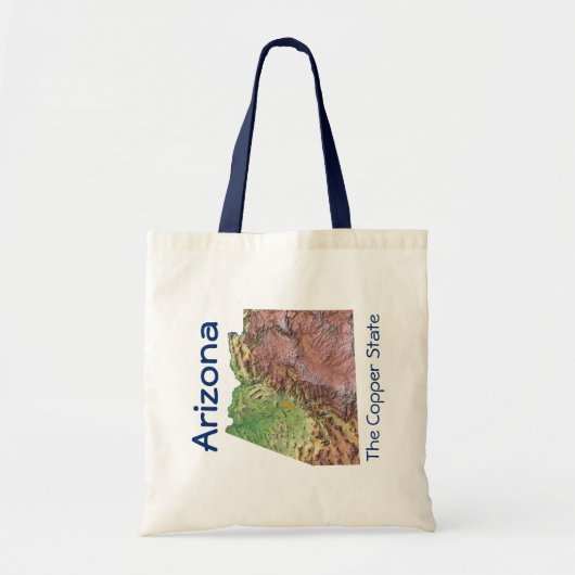 Arizonan Map Bag Tragetasche (Vorne)