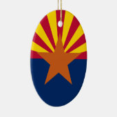 Arizonas Flagge Keramikornament (Rechts)