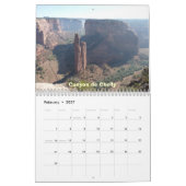 Arizonas spezielle Plätze Kalender (Feb 2027)