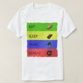 Ark Survival Evolved Sleep Tame Wiederholung T-Shirt (Design vorne)