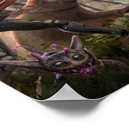 ARK Überleben Evolved Dinosaur War Zone Poster (Ecke)