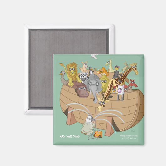 Ark Welding Magnet (Vorderseite/Rückseite)