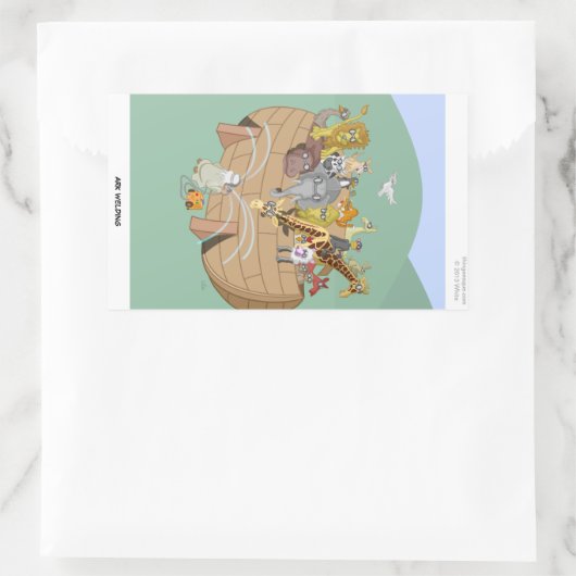 Ark Welding Rechteckkleber Rechteckiger Aufkleber (Tasche)