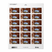 Arkade im Nationalpark Arches Adressaufkleber (Vorne)