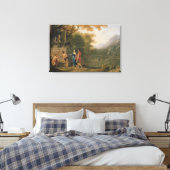 Arkadische Hirten Leinwanddruck (Insitu (Schlafzimmer))