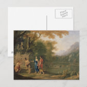 Arkadische Hirten Postkarte (Vorne/Hinten)