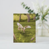 Arkaen - Barn Owl Griffin Postkarte (Stehend Vorderseite)