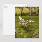Arkaen - Barn Owl Griffin Postkarte (Vorne/Hinten)
