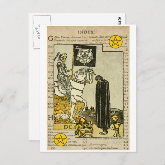 Arkana Postkarte (Vorne/Hinten)